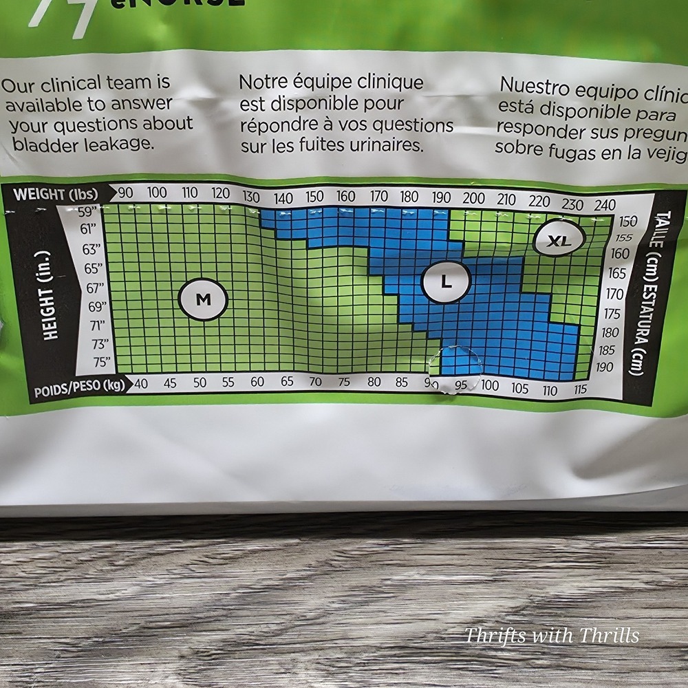 Prevail Nu-Fit - Adult Daily Underwear - Unisex - Size Large - Pack of 20 - New - Picture 6 of 8